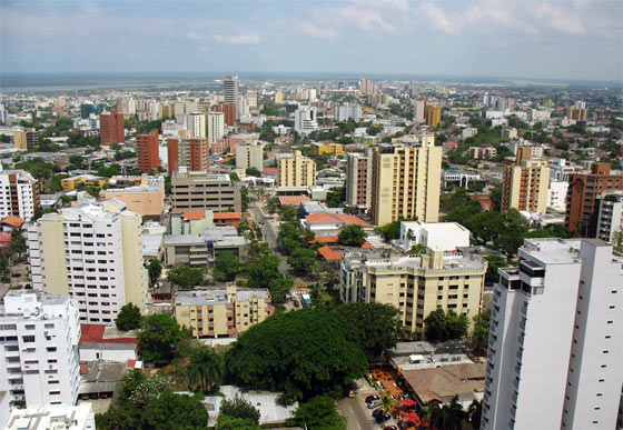 View over Barranquilla