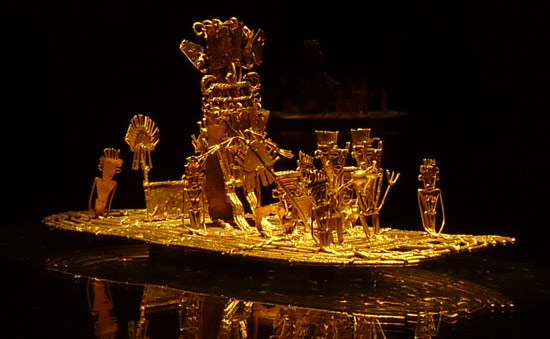 Exhibit at Gold Museum in Bogota