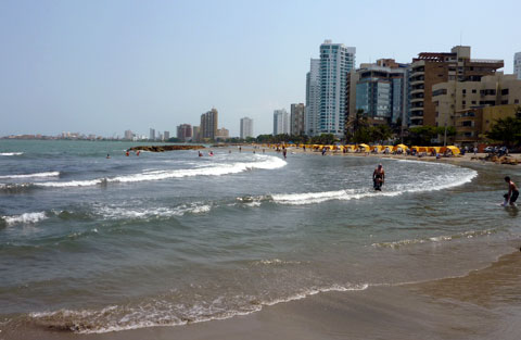 Bocagrande Beach, Cartagena