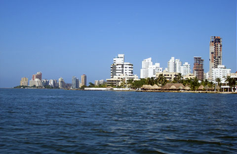 Bocagrande Skyline, Cartagena