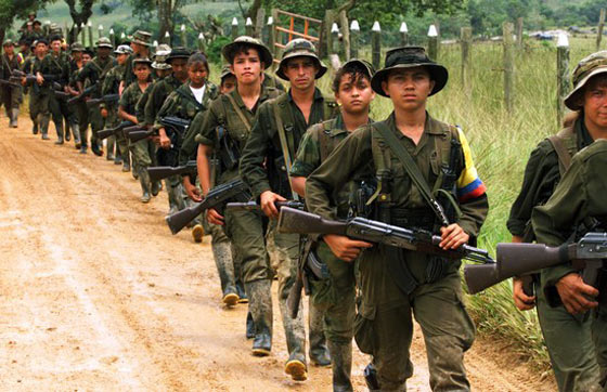 FARC soldiers in Colombia