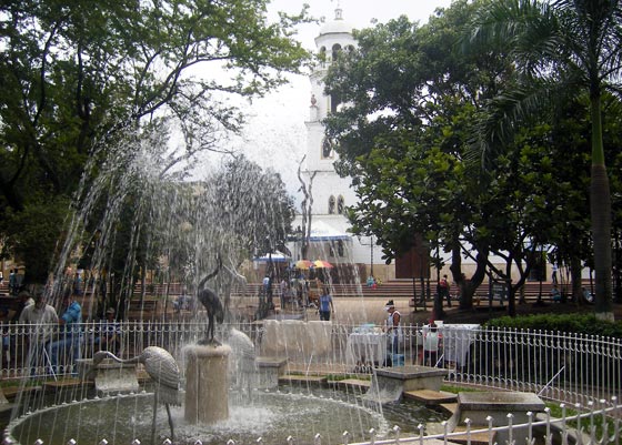 Floridablanca's main plaza, Santander