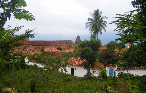View of Guane's rooftops