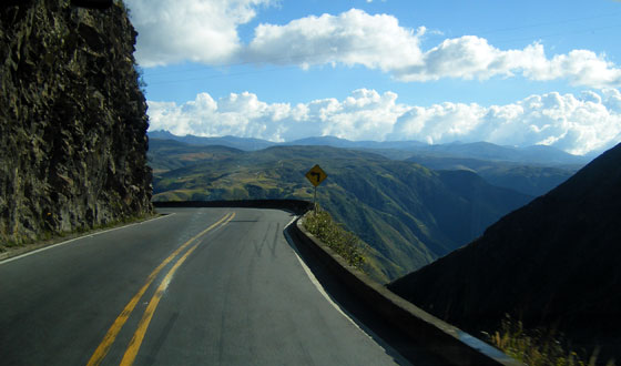 Dramatic views on the road between Pamplona and Bucaramanga