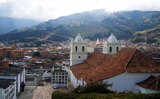 View over Pamplona, Colombia