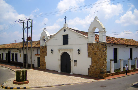 Small church called Capilla de los Dolores on Parque Rovira, Bucaramanga