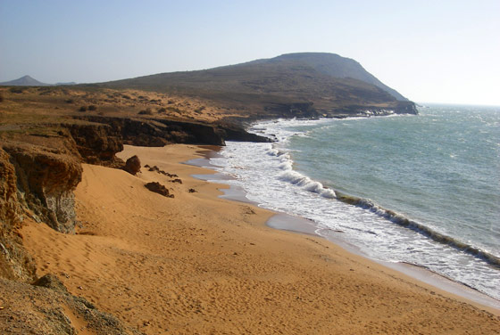 Beach near Cerro Pan de Azucar, Cabo de la Vela