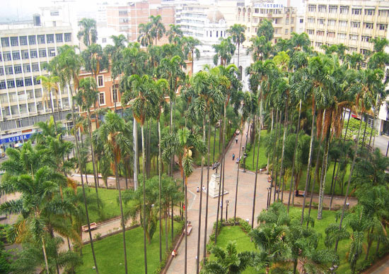 Plaza Caycedo in Cali Colombia