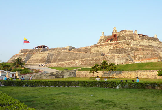 View of San Felipe Castle, Cartagena