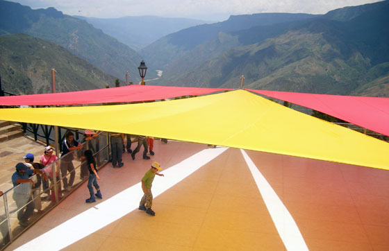 Ice skating in Parque Nacional del Chicamocha