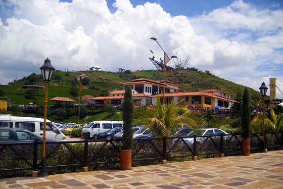 View of Chicamocha National Park from the entrance