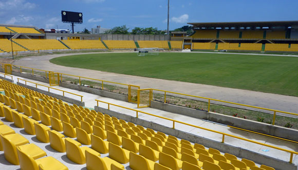 View of Jaime Moron Stadium, Cartagena