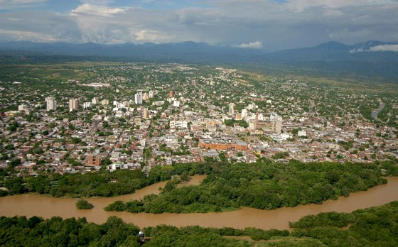 Aerial view of Neiva