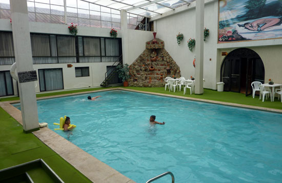 Thermal pool in Paipa Colombia