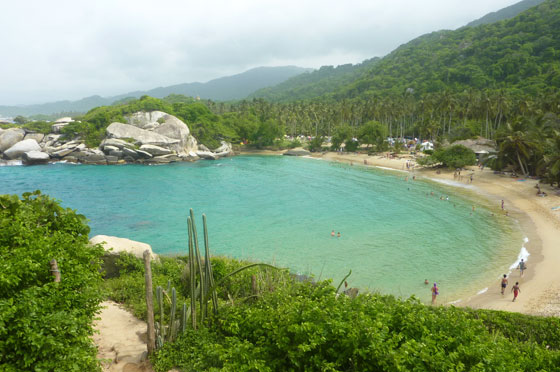 La Piscina beach, Parque tayrona
