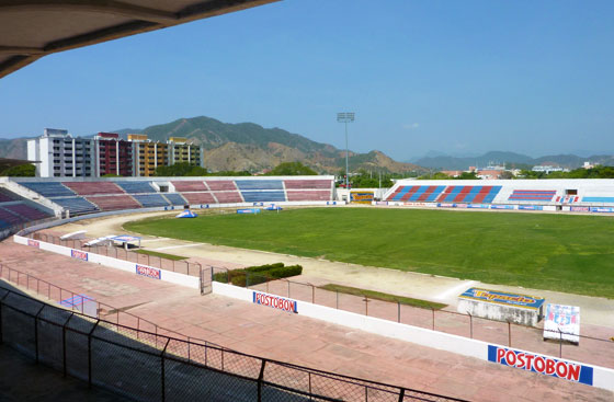 Union Magdalena's Eduardo Santos stadium, Santa Marta