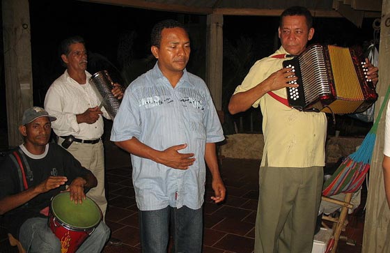 Group of Vallenato singers